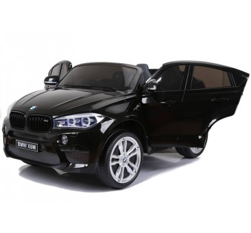 Dvivietis elektromobilis BMW X6M juodas 12V