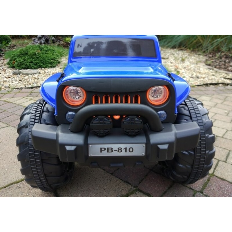 Mašinėlė su akumuliatoriumi JEEP mėlyna