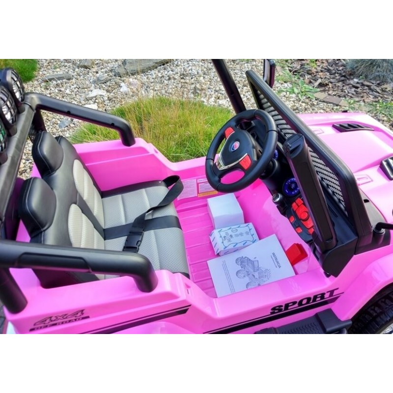 Elektromobilis JEEP S2388 rožinis