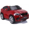 Dvivietis elektromobilis BMW X6M raudonas lakuotas 12V