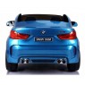 Dvivietis elektromobilis BMW X6M mėlynas lakuotas 12V