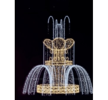 Dekoracija 3D LED fontanas 300x275 , 1989