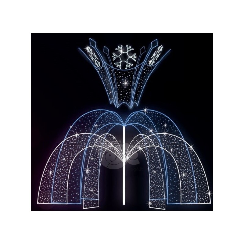 Dekoracija 3D LED fontanas 280x400 , 1978