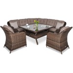 Lauko baldai SAVANA BROWN