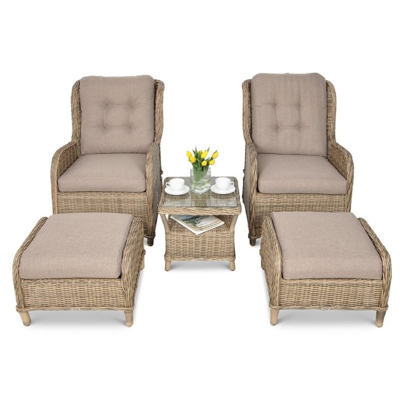 Pinti lauko baldai VIENNA DUO PREMIUM BROWN