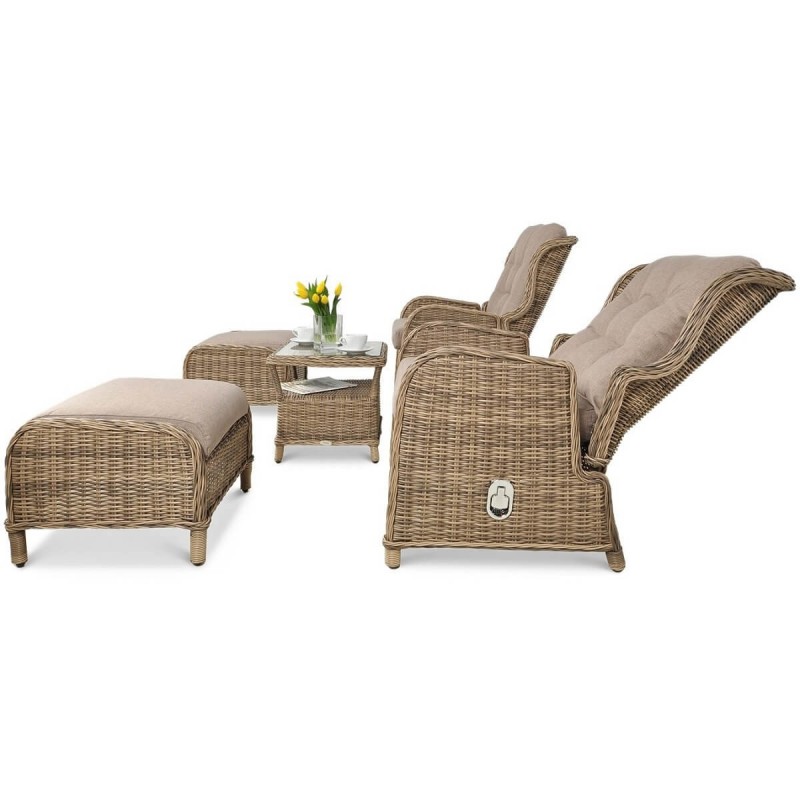 Pinti lauko baldai VIENNA DUO PREMIUM BROWN