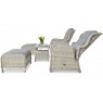 Pinti lauko baldai VIENNA DUO PREMIUM WHITE GREY