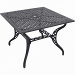 Aliuminis stalas TRAFALGAR 100x100x72