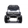Elektromobilis MERCEDES UNIMOG baltas 12V 4x4