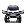 Elektromobilis MERCEDES UNIMOG baltas 12V 4x4