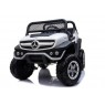 Elektromobilis MERCEDES UNIMOG baltas 12V 4x4