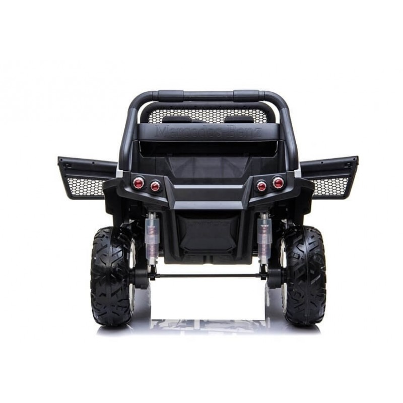 Elektromobilis MERCEDES UNIMOG baltas 12V 4x4