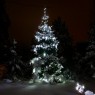 LED girlianda 100 m 1000 diodų šaltai balta