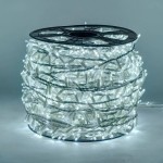 LED girlianda 100 m 2000 diodų šaltai balta, IP67