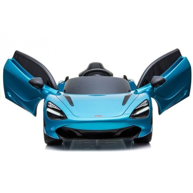 Elektromobilis MCLAREN 720 S žydras lakuotas 12V