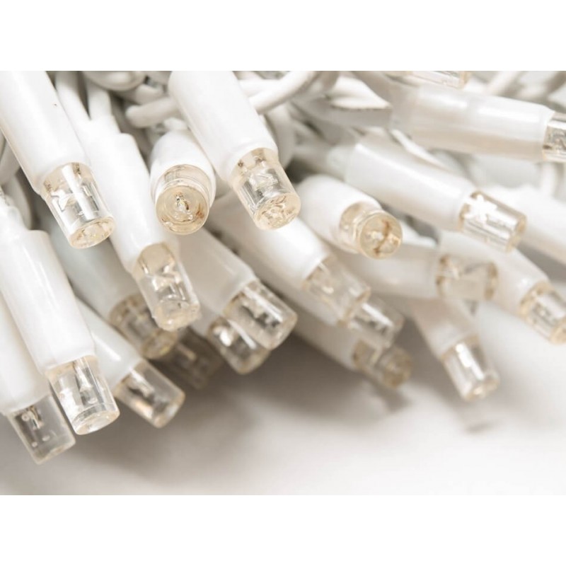 LED girlianda užuolaida 300 diodų 1 m H 3 m šiltai balta FLASH