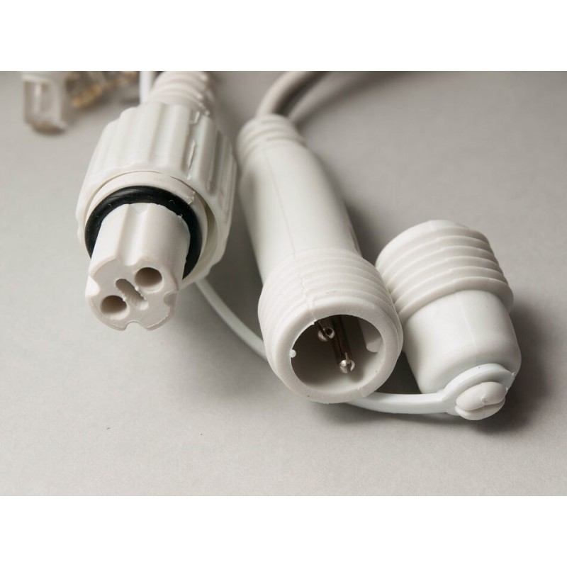 LED girlianda užuolaida 300 diodų 1 m H 3 m šiltai balta FLASH