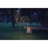 Rudas šviečiantis dekoratyvinis medis, 96 LED, 110 cm