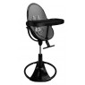 Maitinimo kėdutė "Bloom Fresco Chrome black" + pilkas įdėklas