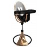 Maitinimo kėdutė "Bloom Fresco Chrome rose gold" + sidabrinis įdėklas