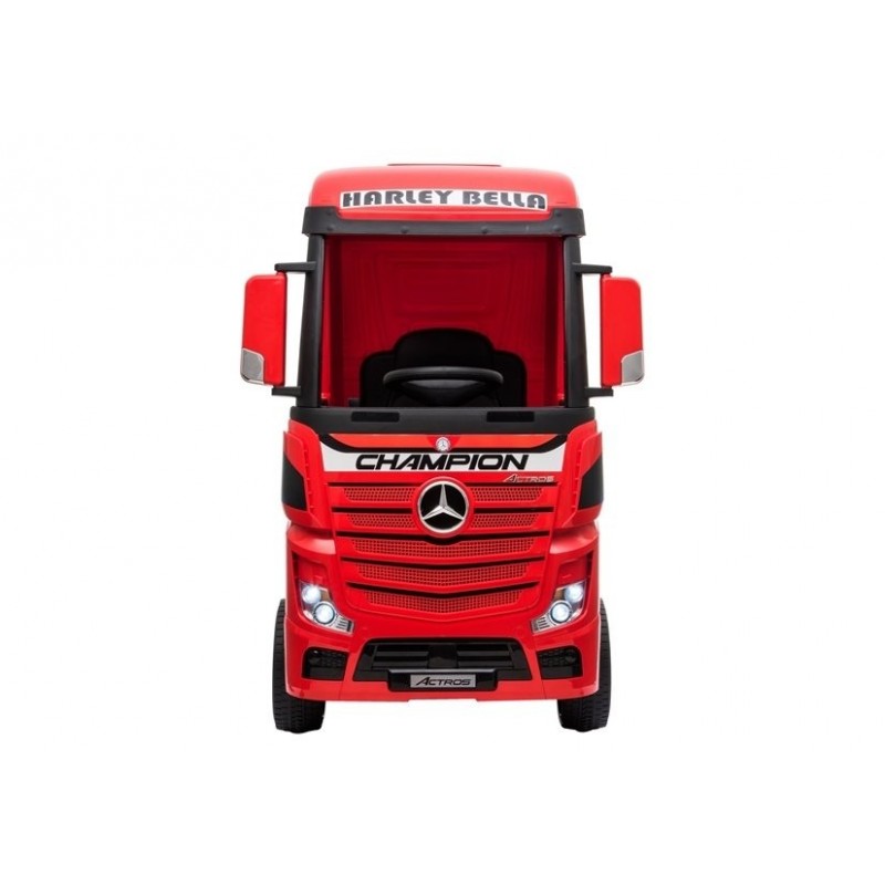 Sunkvežimis MERCEDES ACTROS, 4x4, 2x12V, raudonas