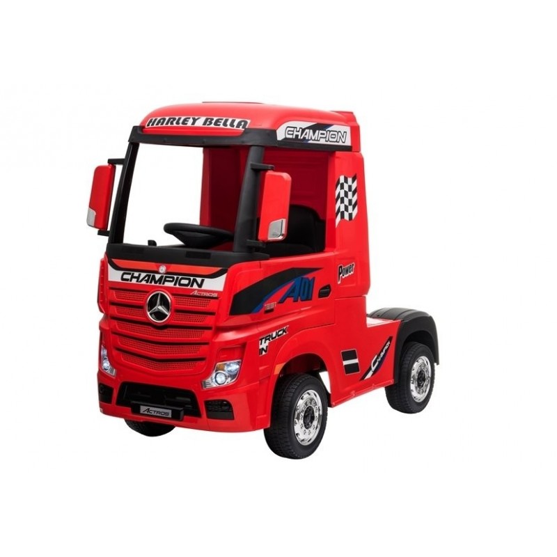 Sunkvežimis MERCEDES ACTROS, 4x4, 2x12V, raudonas