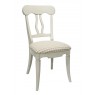 Klasikinio stiliaus kėdė ELIZABETH, balta, 47x53x92 cm