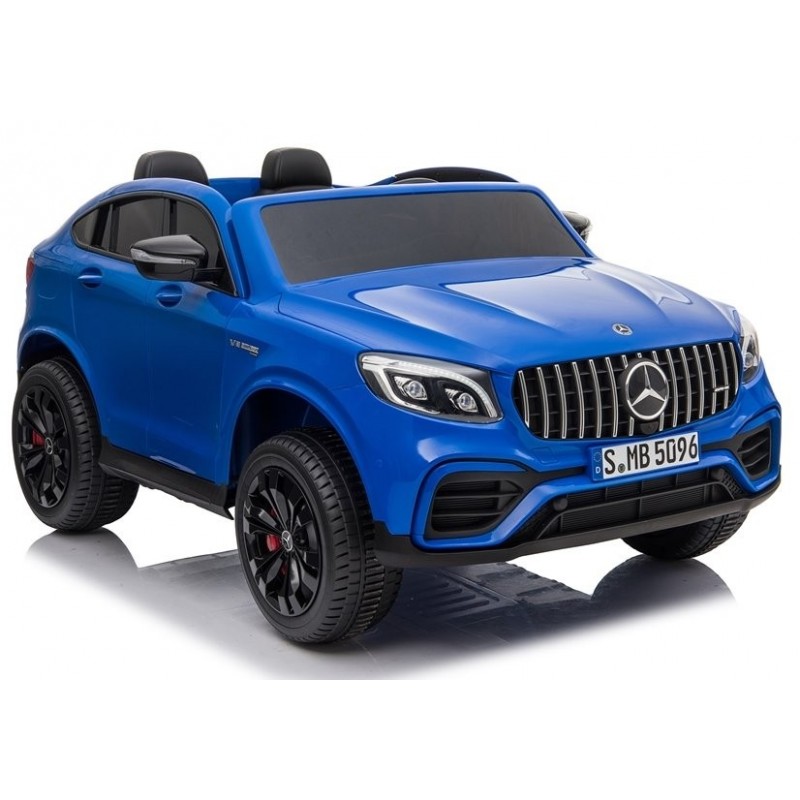 Elektromobilis MERCEDES GLC 63S, 4x4, 12V, su LCD ekranu, mėlynas lakuotas