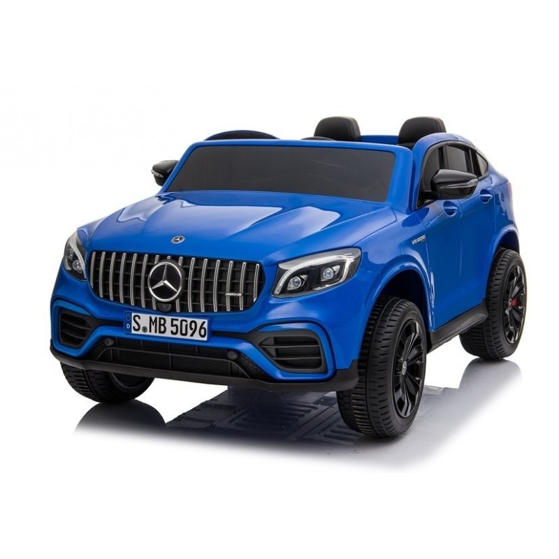 Elektromobilis MERCEDES GLC 63S, 4x4, 12V, su LCD ekranu, mėlynas lakuotas
