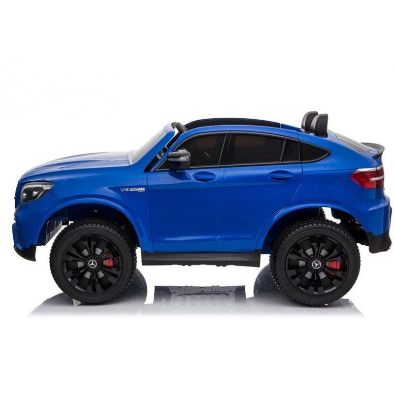 Elektromobilis MERCEDES GLC 63S, 4x4, 12V, su LCD ekranu, mėlynas lakuotas