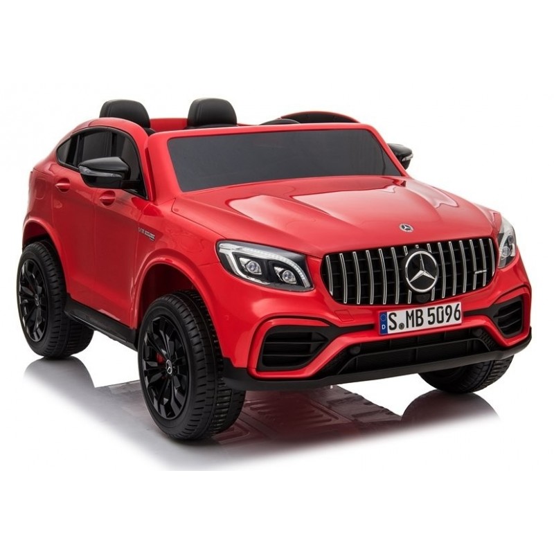 Elektromobilis MERCEDES GLC 63S, 4x4, 12V, raudonas