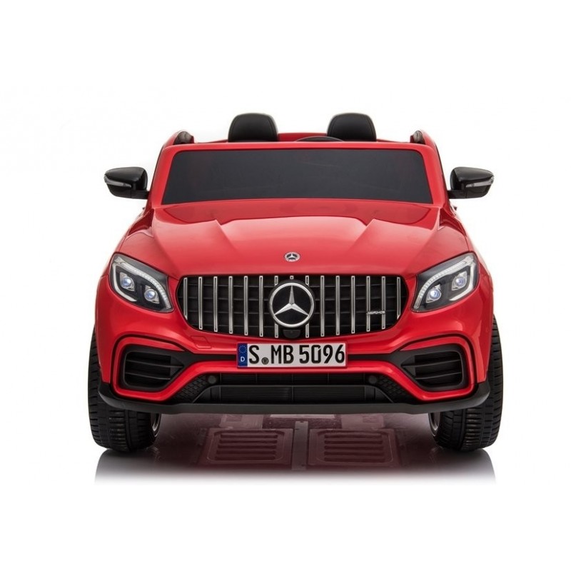 Elektromobilis MERCEDES GLC 63S, 4x4, 12V, raudonas