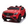 Elektromobilis MERCEDES GLC 63S, 4x4, 12V, raudonas
