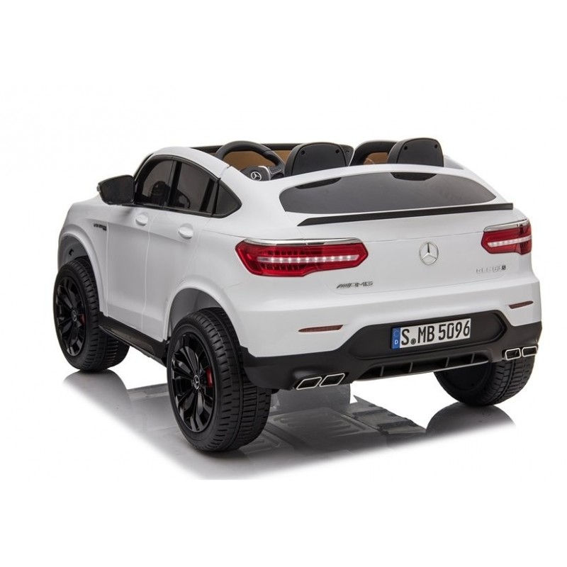 Elektromobilis MERCEDES GLC 63S, 4x4, 12V, baltas