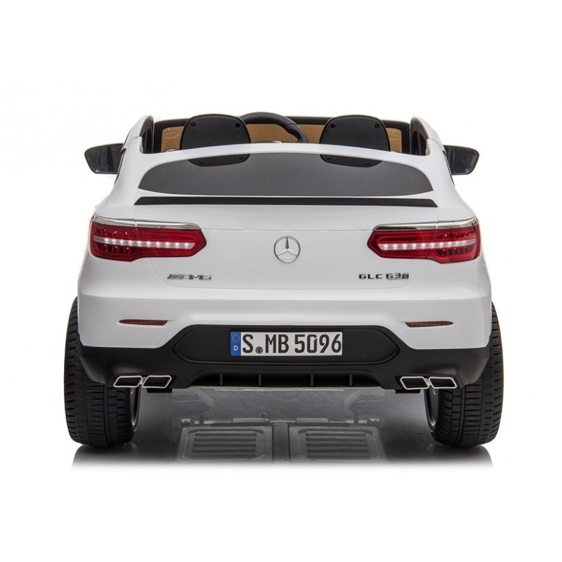 Elektromobilis MERCEDES GLC 63S, 4x4, 12V, baltas
