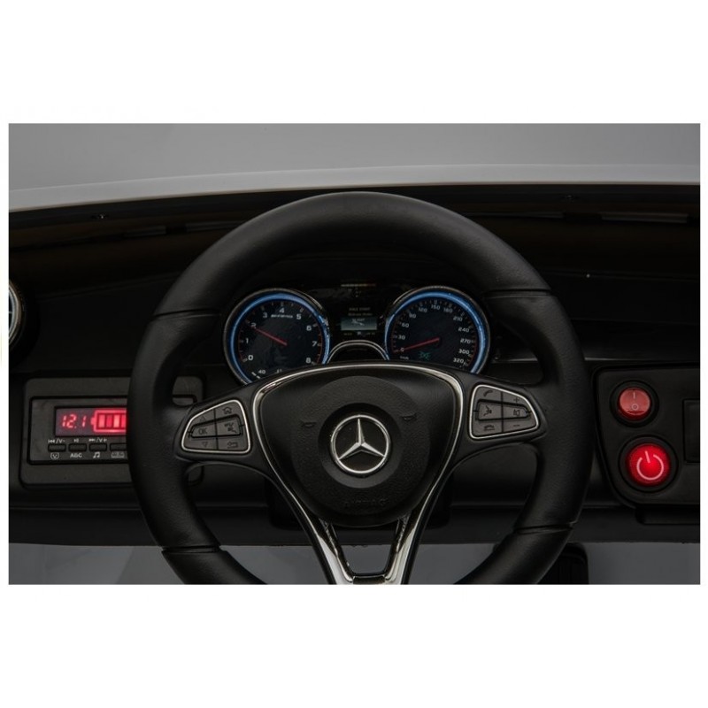 Elektromobilis MERCEDES GLC 63S, 4x4, 12V, baltas
