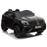Elektromobilis MERCEDES GLC 63S, 4x4, 12V, juodas
