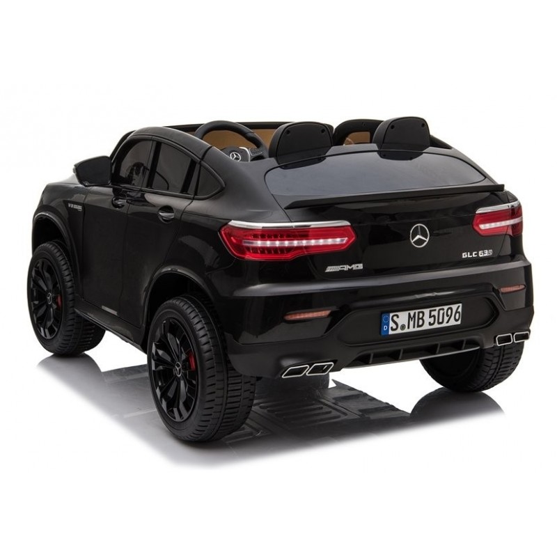 Elektromobilis MERCEDES GLC 63S, 4x4, 12V, juodas