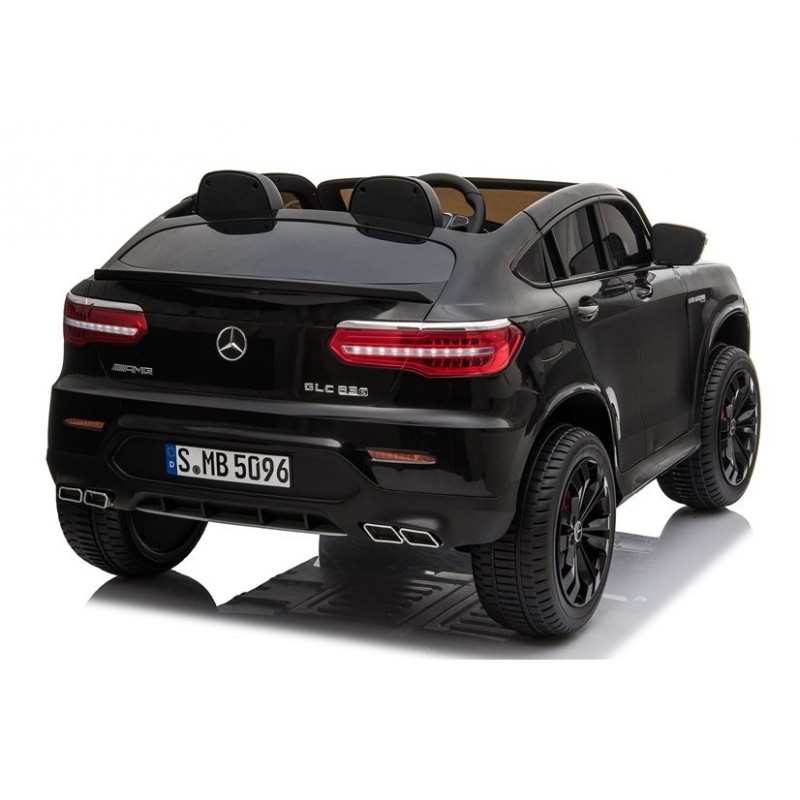 Elektromobilis MERCEDES GLC 63S, 4x4, 12V, juodas