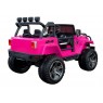 Elektromobilis JEEP WXE-1688, dvivietis, 4x4, 12V, rožinis