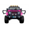 Elektromobilis JEEP WXE-1688, dvivietis, 4x4, 12V, rožinis