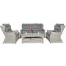 Lauko baldai TRAVENTO 3 WHITE GREY