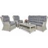 Lauko baldai TRAVENTO 3 WHITE GREY