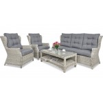 Lauko baldai TRAVENTO 3 WHITE GREY