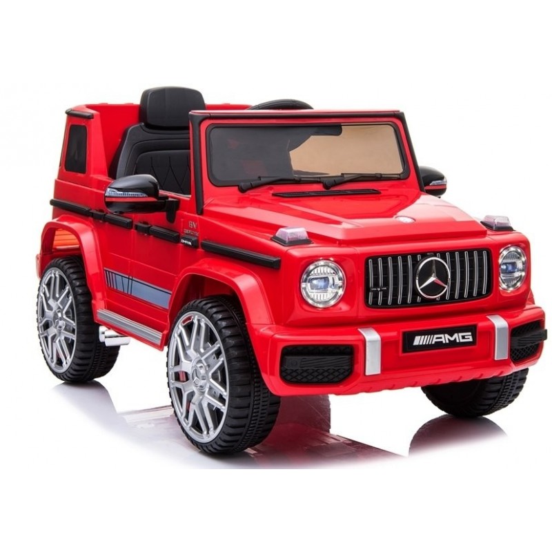 Elektromobilis MERCEDES G63 AMG, 12V, raudonas