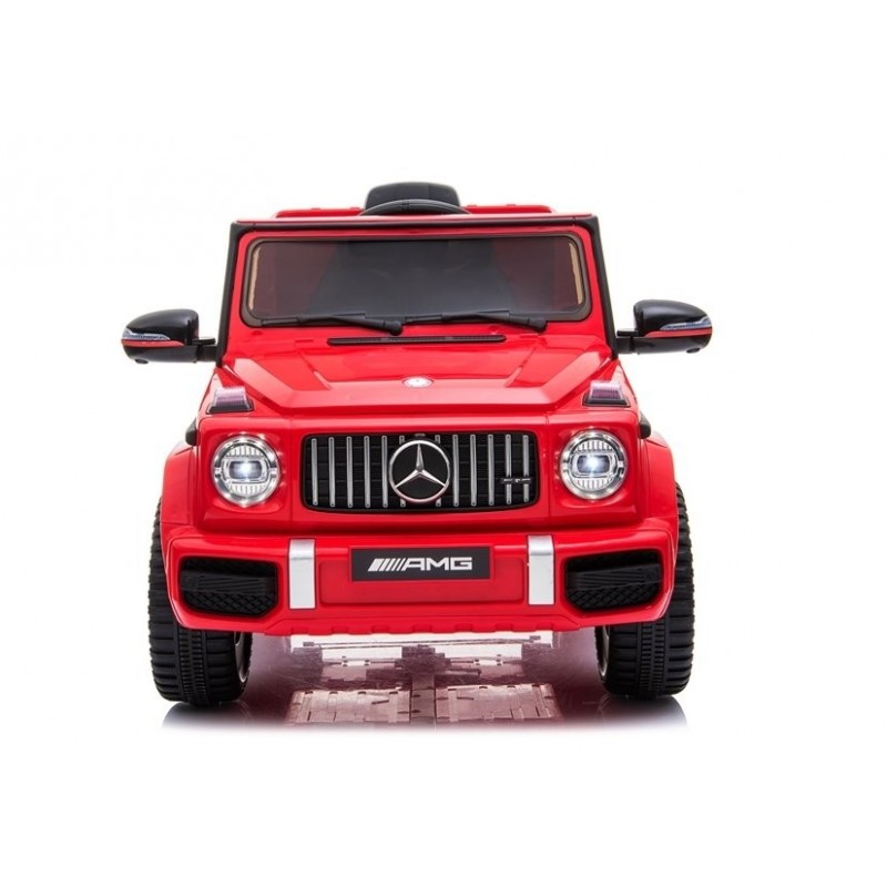 Elektromobilis MERCEDES G63 AMG, 12V, raudonas