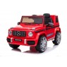 Elektromobilis MERCEDES G63 AMG, 12V, raudonas