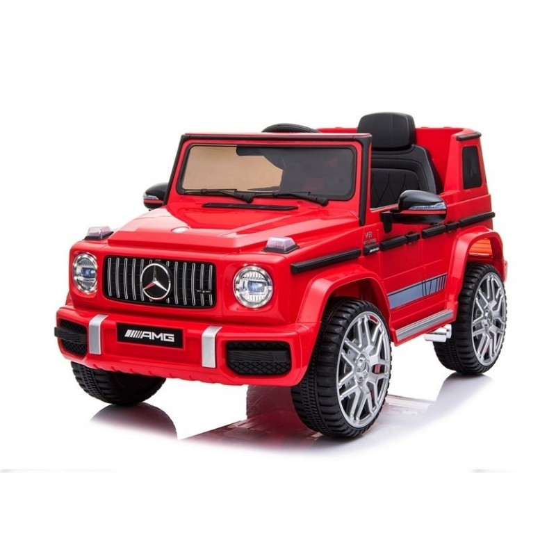Elektromobilis MERCEDES G63 AMG, 12V, raudonas