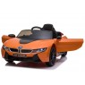 Elektromobilis BMW I8 JE1001, 12V, oranžinis