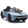Elektromobilis BMW I8 JE1001, 12V, mėlynas